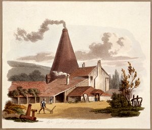 瓦窑，格雷旅馆路，霍尔本，伦敦，1812年。   作者 威廉·皮克特