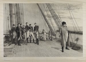 拿破仑在 "贝勒罗丰 "号上 作者 William Quiller (after) Orchardson