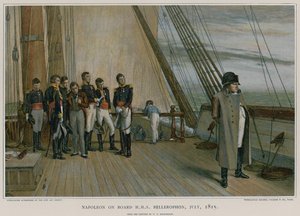 拿破仑在HMS Bellerophon上
