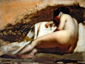 裸体研究（板上油画）