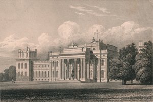 布伦海姆（Blenheim），东南视图，牛津郡，1831年。