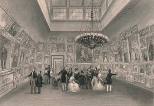 皇家学院展览。 -私人检视，c1844。