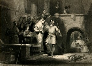 从蒙哥马利城堡救出德-伯格伯爵夫人》，1836年