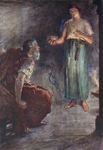 Philopoemen in Prison (colour litho) 作者 威廉·雷尼
