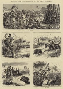 来自印度的草图，孟买总统的Hog-Hunting 作者 威廉·拉尔斯顿