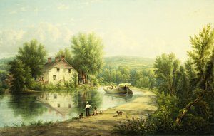 罗森代尔（Rosendale）朗德运河（Rondout Canal），1886-87年