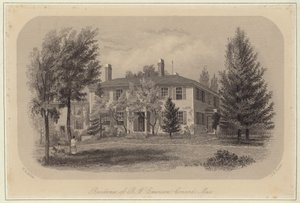Ralph Waldo Emerson的住所 作者 威廉·里卡比·米勒
