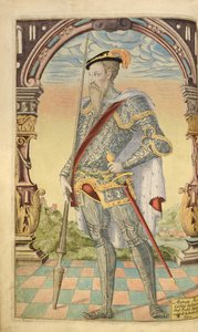 Alphonso XI，Castile anad Leon之王，来自Honor Military，以及Civill，William Segar，酒吧。 Robert Barker，伦敦，1602年（手工彩色雕刻）