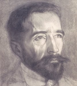 约瑟夫·康拉德肖像（1857-1924）（平版印刷）