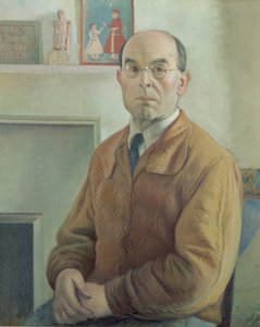 自画像（布面油画） 作者 威廉·罗森斯坦