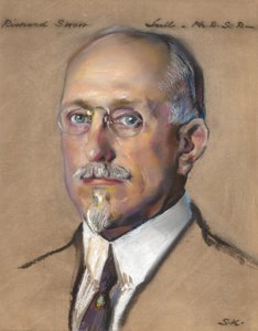 理查德-斯旺-卢尔，皮博迪博物馆馆长 1922-? 作者 威廉·肯德尔·肯德尔