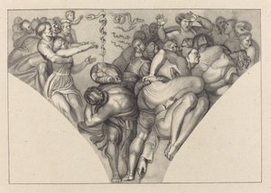 勇敢的蛇，来自迈克尔-安杰洛 作者 约翰·弗拉克斯曼之后的威廉·夏普