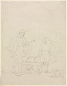 轮到磨刀石的家伙c。 1850年。 作者 威廉·西德尼山