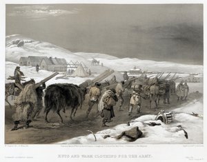 1855年，英国军队前往塞瓦斯托波尔 作者 威廉·克里米亚·辛普森