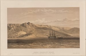 沃龙佐夫宫的景色，1855年 作者 威廉·克里米亚·辛普森