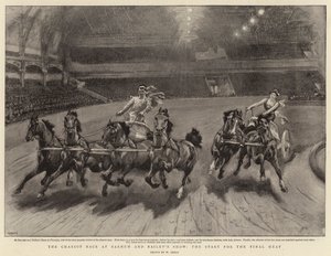 Barnum和Bailey&39;s Show的Chariot Race，最终热火的开始