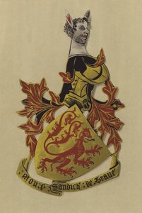 Trau苏丹Preissac的Bermond Arnaud先生，1380年后1384年（chromolitho）