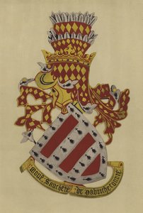 Sir Sanchet Dabrichecourt，1348-c 1360（chromolitho） 作者 威廉·圣约翰·霍普
