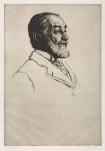 弗雷德里克·哈里森（Frederick Harrison），1914年。 作者 威廉·斯特兰德
