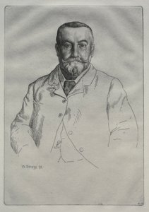 H.Cock肖像，1895年。 作者 威廉·斯特兰德