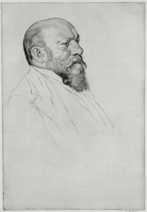 Hans Richter（1843-1916）的肖像，匈牙利指挥 作者 威廉·斯特兰德