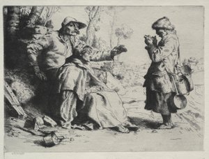 修补匠，1882年。 作者 威廉·斯特兰德
