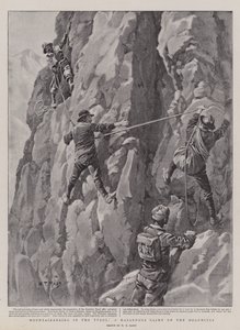 在蒂罗尔登山，多洛米蒂山的危险攀登 作者 William T. Maud
