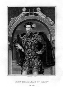 亨利·霍华德，萨里伯爵，英国贵族和诗人，1829年。