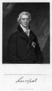 罗伯特·詹金森（Robert Jenkinson），利物浦第二任伯爵，英国政治家兼总理，1835年。