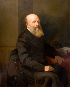 约翰-贝尔特-戴维斯的肖像，1873年。  
