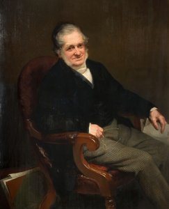 塞缪尔-莱恩斯1778-1863年的肖像，1863年。