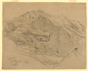 瑞士少女峰地貌 作者 威廉·特罗斯特·理查兹