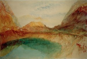 瑞士山区的湖 作者 约瑟夫·马洛德·威廉·特纳