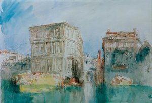 威尼斯：大运河上的Casa Grimani和Rio San Luca 作者 约瑟夫·马洛德·威廉·特纳