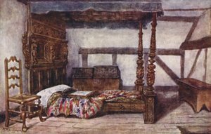 安妮哈撒韦小屋，埃文河畔斯特拉特福 作者 威廉·W·夸特雷曼