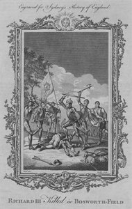 理查三世（Richard III）在1773年在博斯沃思菲尔德（Bosworth-Field）被杀。