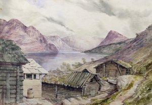 罗斯达尔峡湾，1850年 作者 威廉·韦斯特