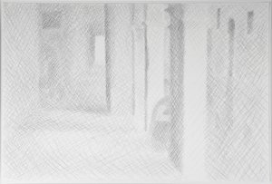 Sotoportego Salviati，威尼斯，2009年（纸上铅笔） 作者 威廉·威尔金斯