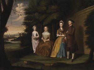 威利家族，1771年。 作者 威廉·威廉姆斯