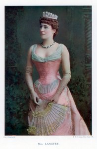 Lillie Langtry，英国女演员，1901年。 作者 威廉和丹尼尔唐尼