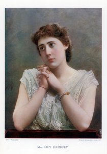 莉莉·汉伯里（Lily Hanbury），英国舞台演员，1901年。 作者 威廉和丹尼尔唐尼