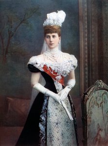 丹麦公主亚历山德拉（Alexandra），19世纪晚期。