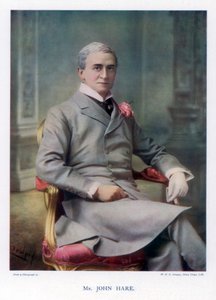 1901年，英国演员兼加里克剧院经理John Hare爵士。 作者 威廉和丹尼尔唐尼