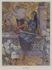 Automne (Autumn) (彩色石版画) 作者 威廉·德·莱特威奇（之后）道奇