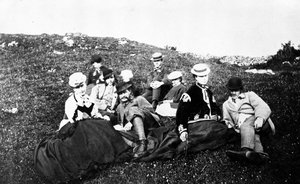 维多利亚式步行派对，1860-80 作者 威洛比华莱士胡珀