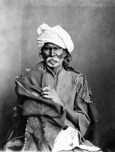 印度人的肖像，来自“印度的服饰和人民”，1860年代