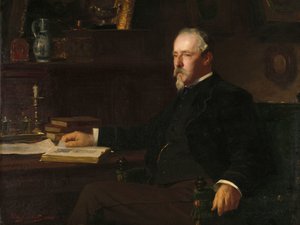 丹尼尔-弗兰肯-丁（Daniel Franken Dzn，1838-98 年）。银行家和艺术品收藏家 作者 威利·马滕斯