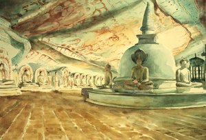 745丹布拉（Dambulla），国王会议厅
