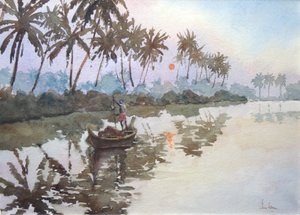 813曼科塔日出 作者 威尔逊·克莱夫（Wilson Clive）