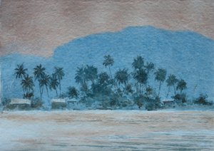 925傍晚的光线，茵莱湖 作者 威尔逊·克莱夫（Wilson Clive）